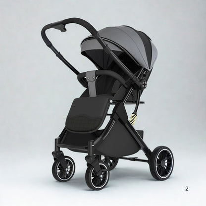  Poussette 4 saisons avec accessoires – capote protection soleil et pluie