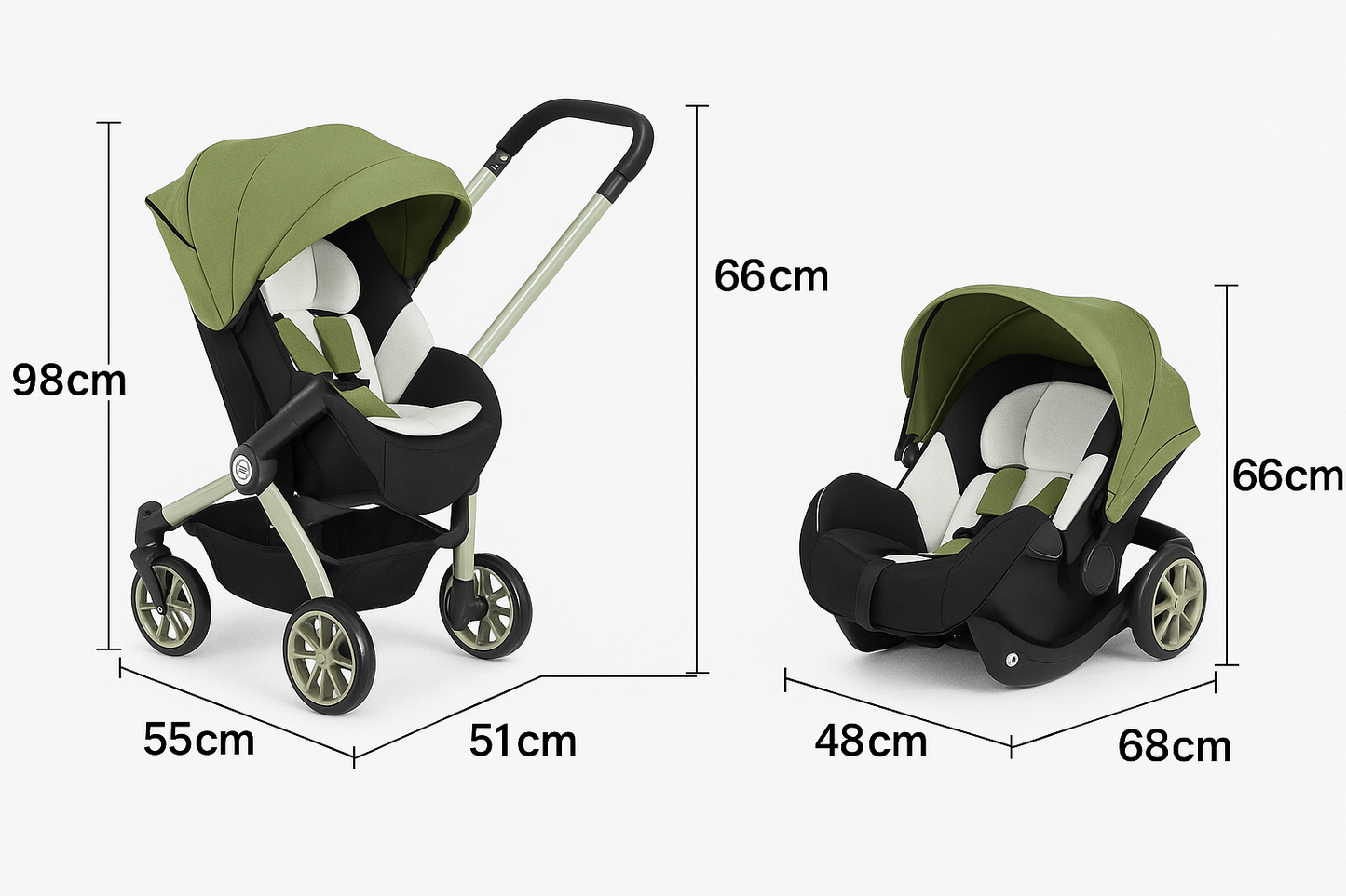 Poussette canne compacte | UltraLight ™