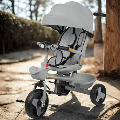 Poussette tricycle à partir de 10 mois, angle de vue latéral